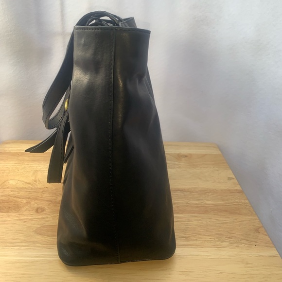 Frye Madison Leather Black Tote - Picture 8 of 9